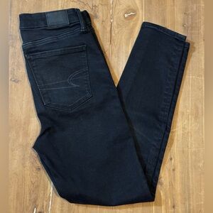 Black American Eagle Skinny Jeans